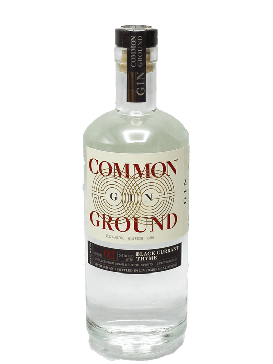 Common Ground Black Currant Thyme Gin 750ml-Bottle Barn