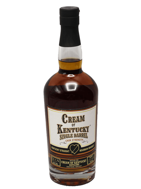 Cream of Kentucky Bottle Barn Single Barrel Cask Strength Kentucky Straight Bourbon Whiskey 750ml-Bottle Barn