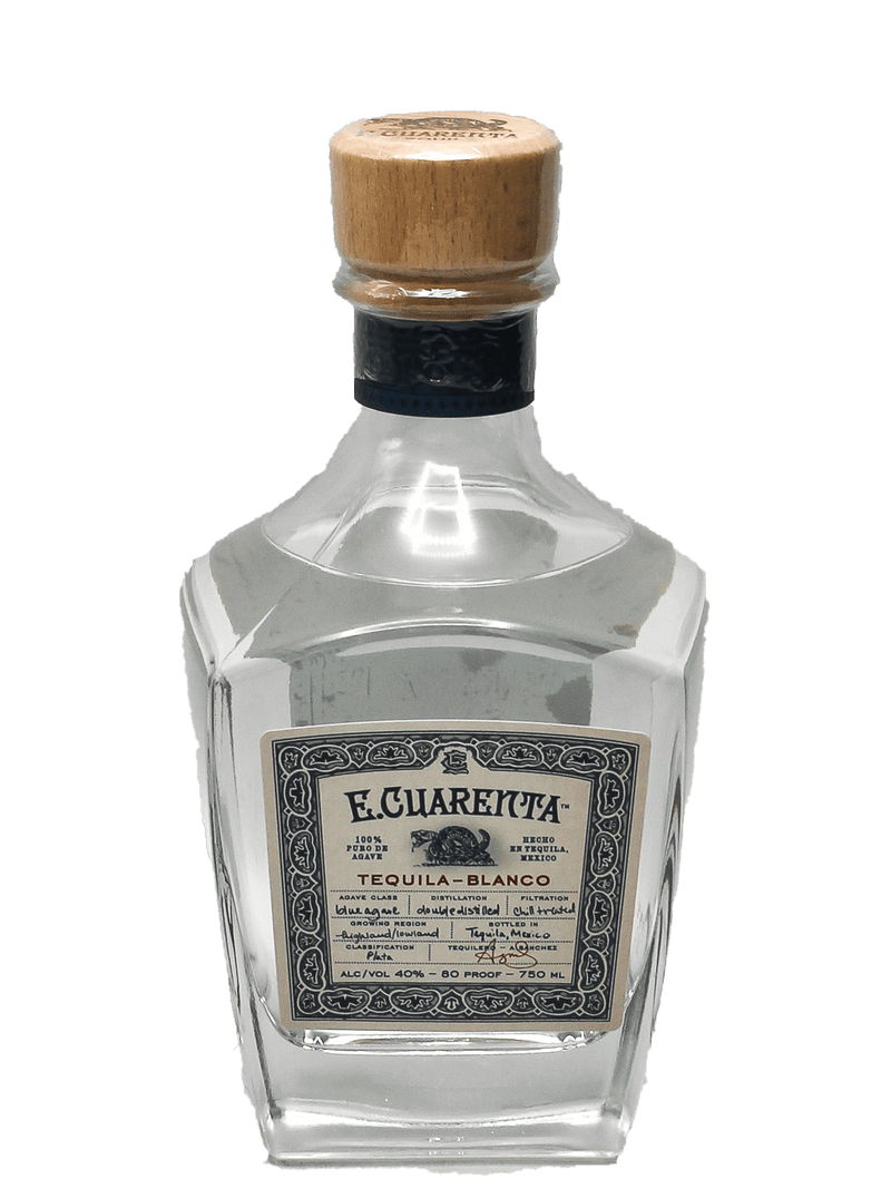 E. Cuarenta Tequila Blanco 750ml