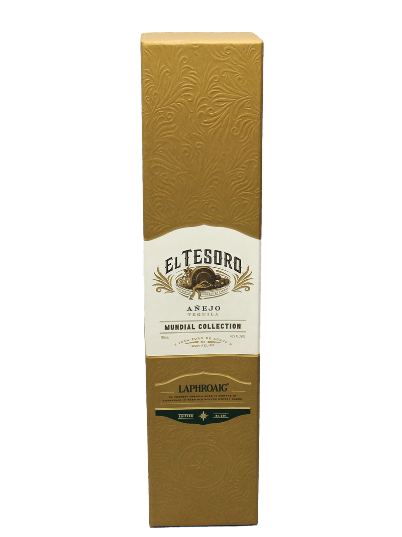El Tesoro Mundial Collection Laphroaig Edition Añejo Tequila 750ml-Bottle Barn