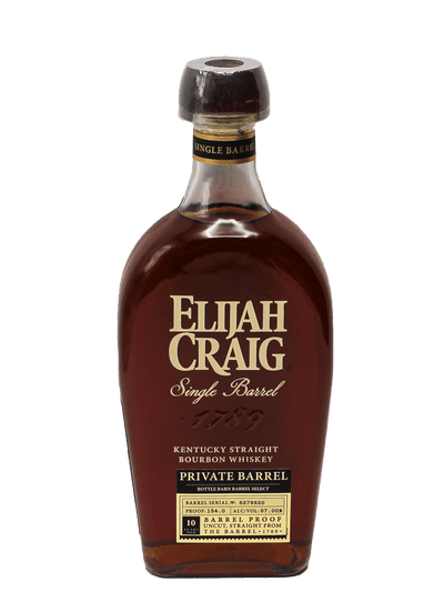 Elijah Craig Bottle Barn Barrel Select 10 Year Barrel Proof Bourbon 750ml