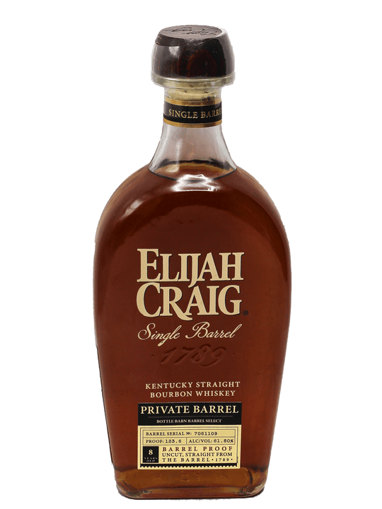 Elijah Craig Bottle Barn Barrel Select 8 Year Barrel Proof Bourbon 750ml-Bottle Barn
