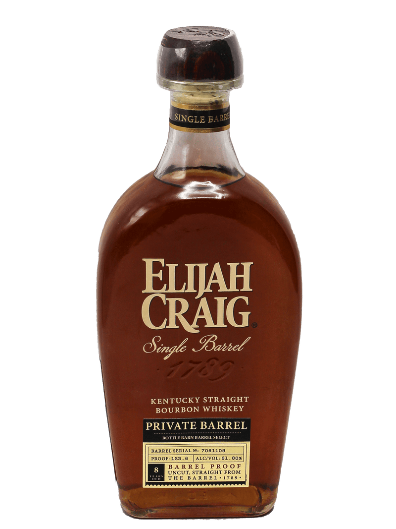 Elijah Craig Bottle Barn Barrel Select 8 Year Barrel Proof Bourbon 750ml