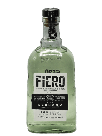 Fiero Serrano Infused Tequila Blanco 750ml