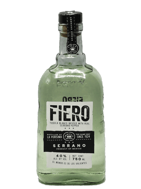 Fiero Serrano Infused Tequila Blanco 750ml-Bottle Barn