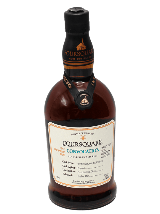 Foursquare Exceptional Cask Selection Convocation Single Blended Rum 750ml-Bottle Barn