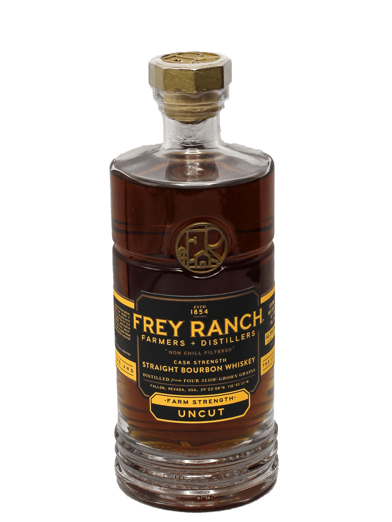 Frey Ranch Farm Frey Ranch Farm Strength Uncut Straight Bourbon Whiskey 750ml