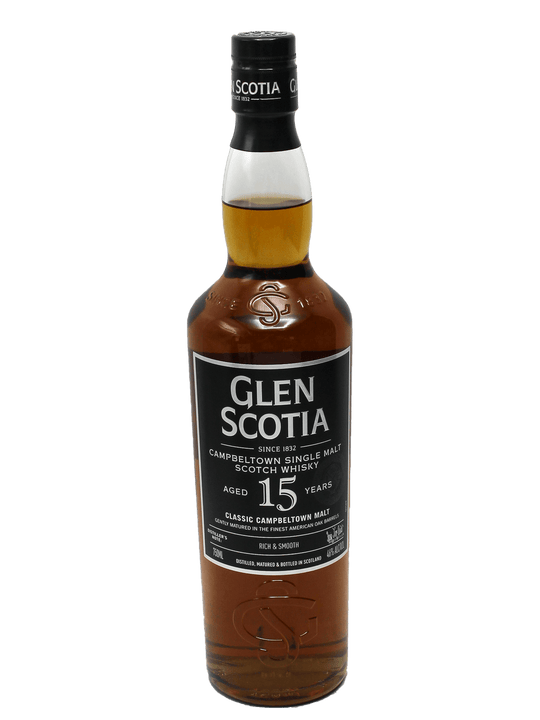 Glen Scotia 15 Year Single Malt Scotch Whisky 750ml-Bottle Barn