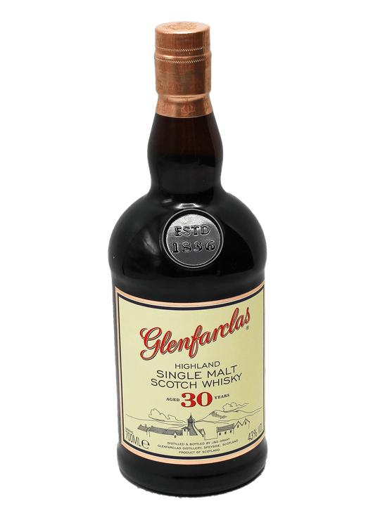 Glenfarclas 30 Year Single Malt Scotch Whisky 700ml-Bottle Barn