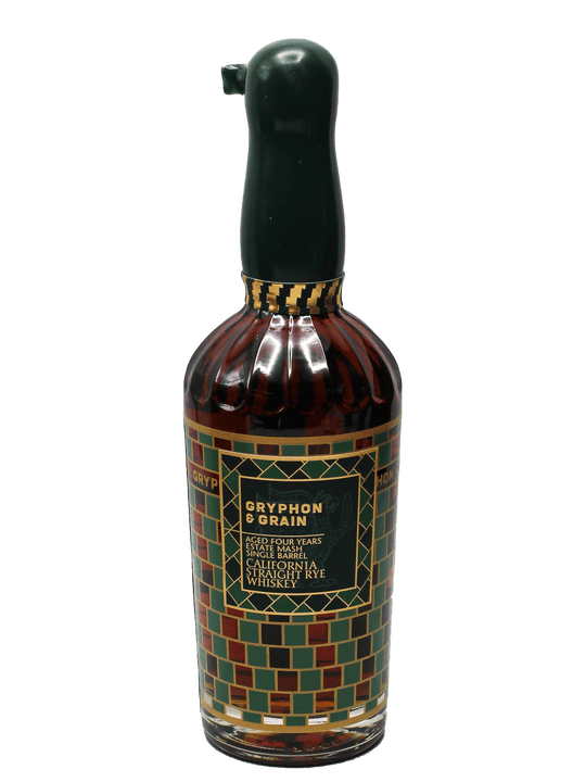 Gryphon & Grain 4 Year Single Barrel Rye Whiskey 750ml-Bottle Barn