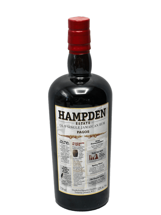Hampden Estate Pagos Old Single Jamaican Rum 750ml-Bottle Barn