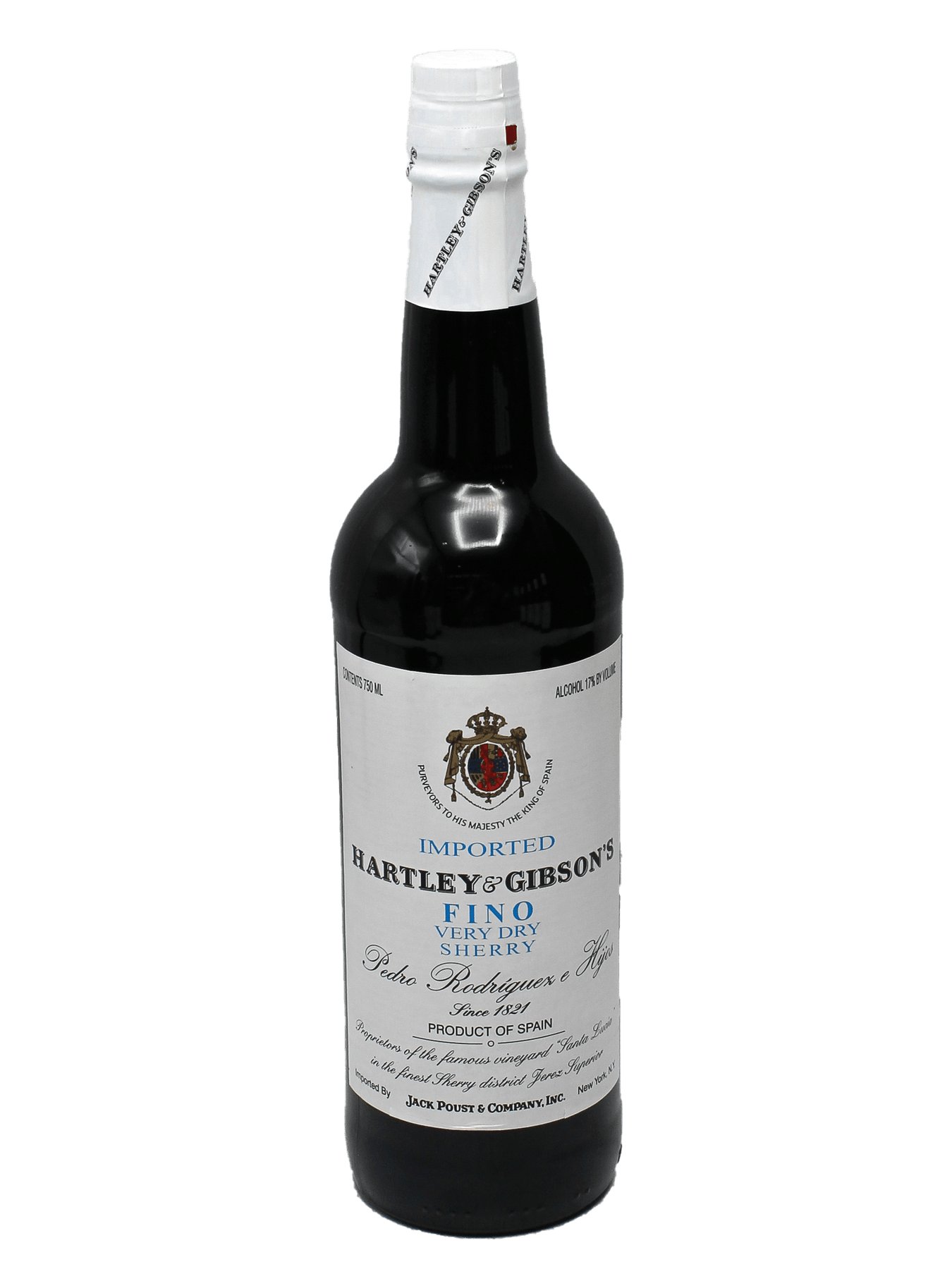 Hartley & Gibson's Fino Very Dry Sherry Bottle Barn