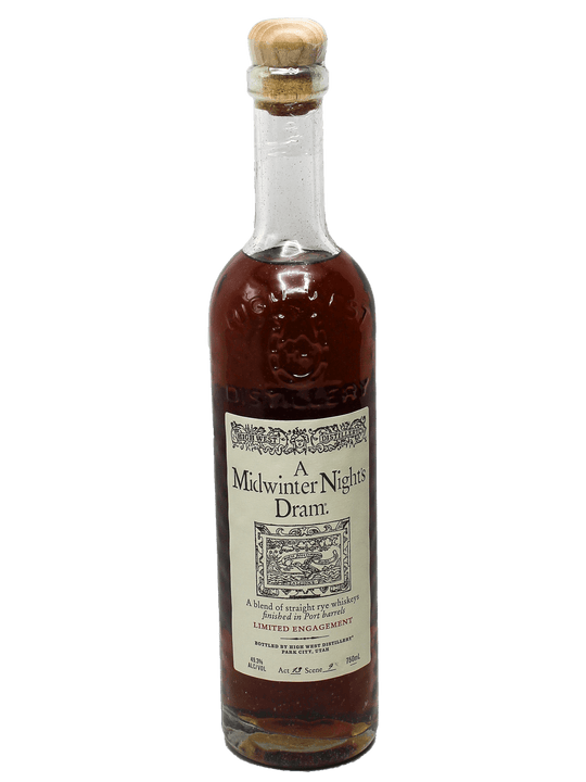 High West A Midwinter Night's Dram Act 13, Scene 9 Rye Whiskey 750ml-Bottle Barn