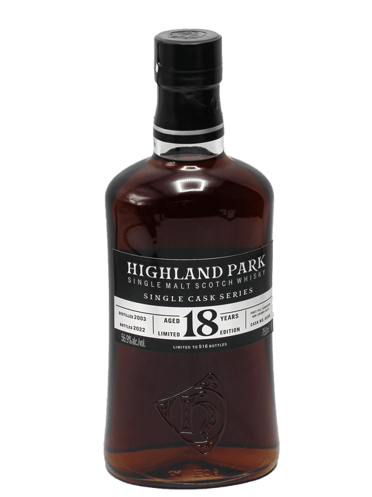 Highland Park 18 Year Single Cask Series Single Malt Scotch Whisky 750ml-Bottle Barn