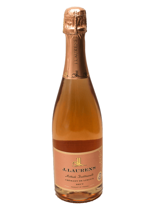 J. Laurens Cremant de Limoux Tête de Cuvée Brut Rosé Sparkling [WE90]-Bottle Barn