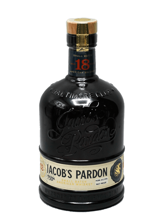 Jacobs Pardon No. 3 18 Year American Whiskey 750ml-Bottle Barn