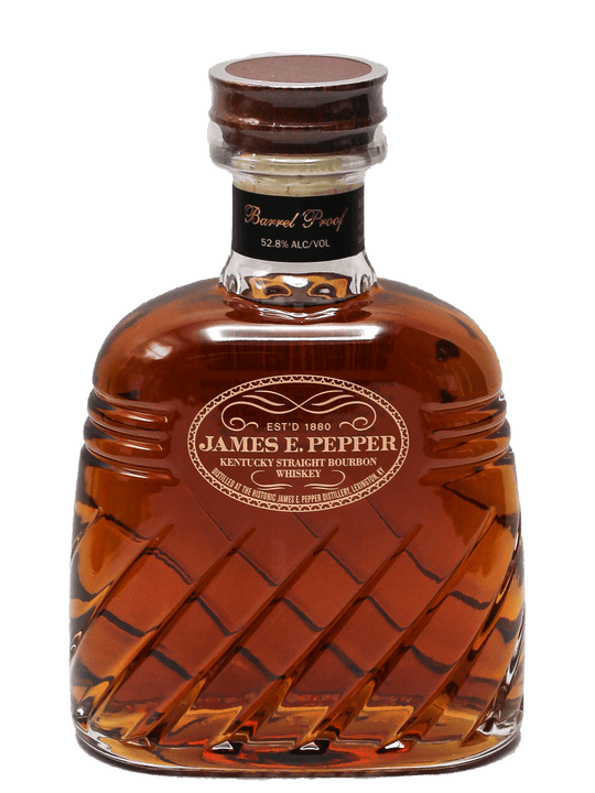 James E. Pepper Decanter Barrel Proof Bourbon Whiskey 750ml-Bottle Barn