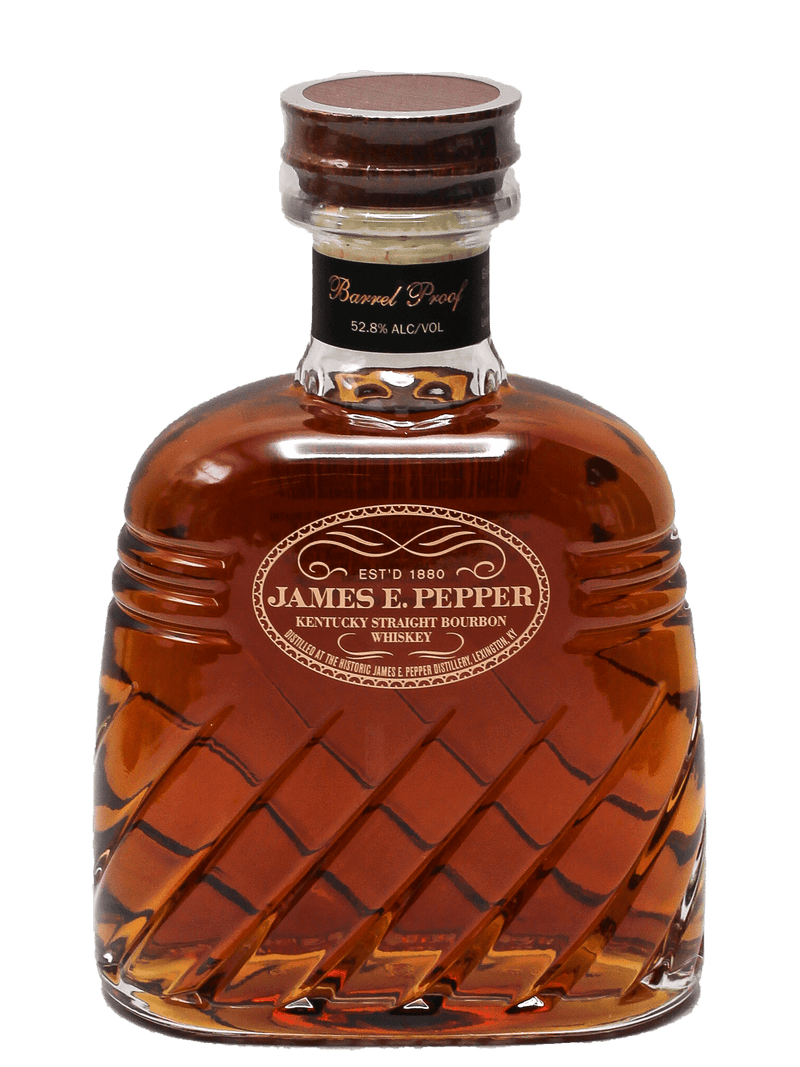 James E Pepper Barrel Proof Bourbon Whiskey 750ml