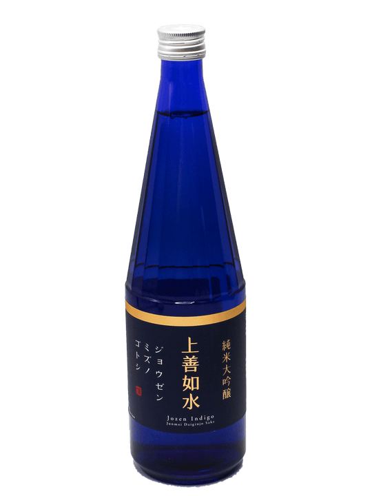 Jozen Mizuno Gotoshi "Indigo" Junmai Daiginjo Sake 720ml-Bottle Barn