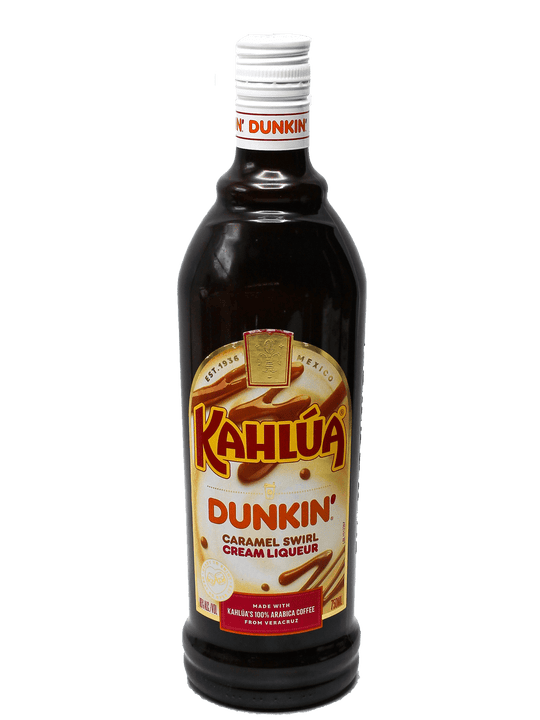 Kahlua Dunkin' Caramel Swirl Cream Liqueur 750ml-Bottle Barn