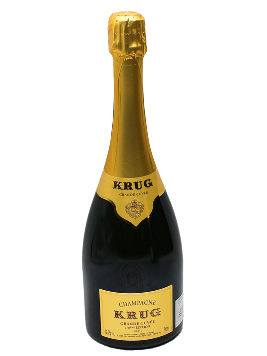 Krug Grande Cuvee 170eme Edition Brut Champagne [TP98][D96][JS96][V96][WE96][JD95+][JG95][WA95][WS95]-Bottle Barn