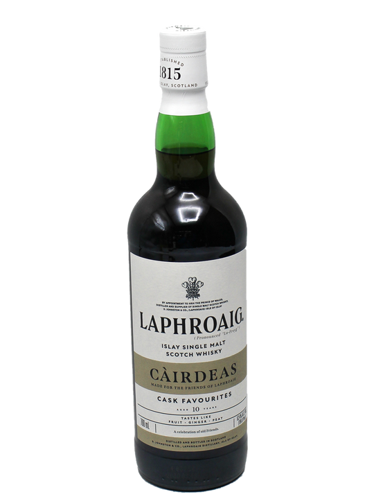 Laphroaig Cask Favourites Cairdeas 10 Year Islay Single Malt Scotch Whisky 700ml-Bottle Barn