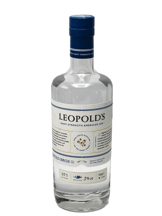 Leopold's Bros Navy Strength Gin 750ml-Bottle Barn