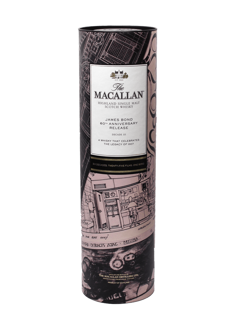 Macallan James Bond 60th Anniversary Release Decade IV Highland Single Malt Scotch Whisky 700ml