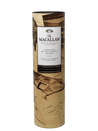 Macallan James Bond 60th Anniversary Release Decade IV Highland Single Malt Scotch Whisky 750ml
