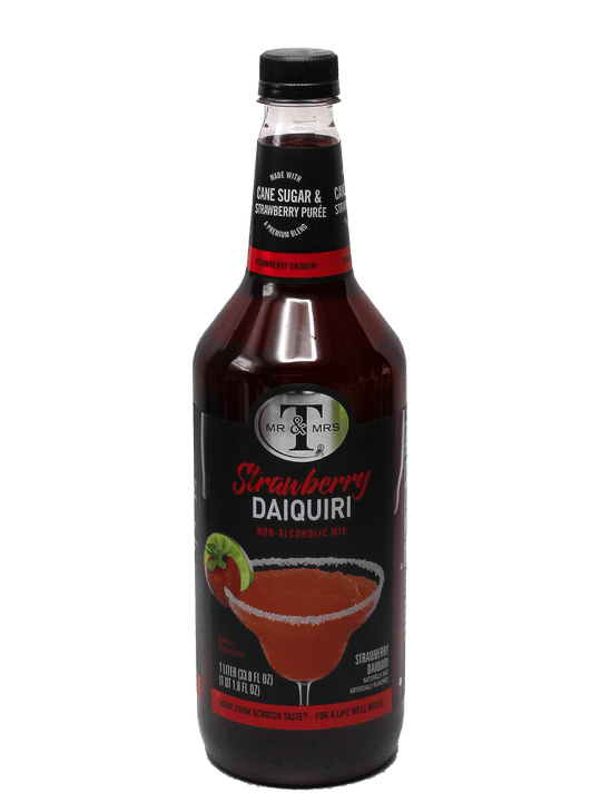 Mr & Mrs. T Strawberry Daiquiri Mix 1L-Bottle Barn