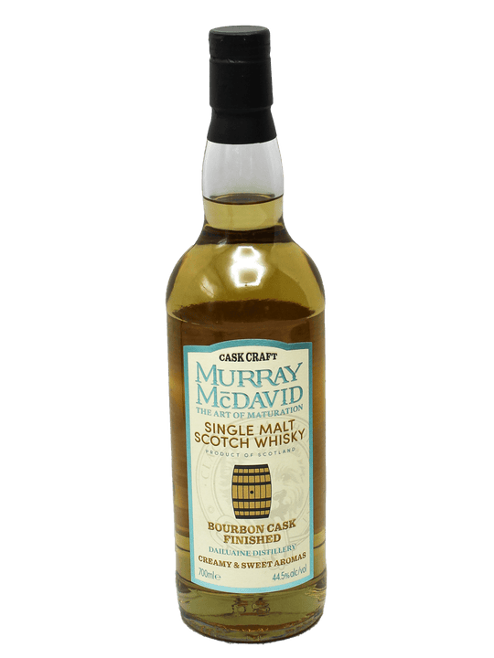 Murray McDavid Cask Craft Bourbon Cask Finished Single Malt Scotch Whisky 700ml-Bottle Barn