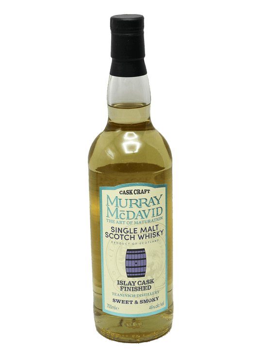 Murray McDavid Cask Craft Islay Cask Finished Single Malt Scotch Whisky 700ml-Bottle Barn