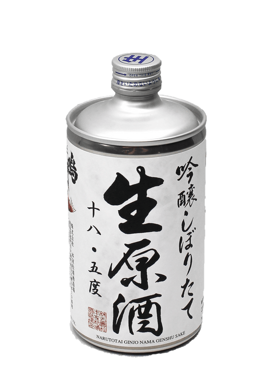 Narutotai Ginjo Nama Genshu Sake 720ml-Bottle Barn