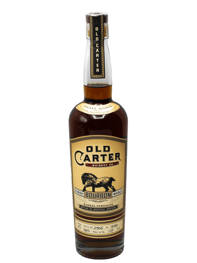 Old Carter Small Batch $15 Straight Bourbon Whiskey 750ml
