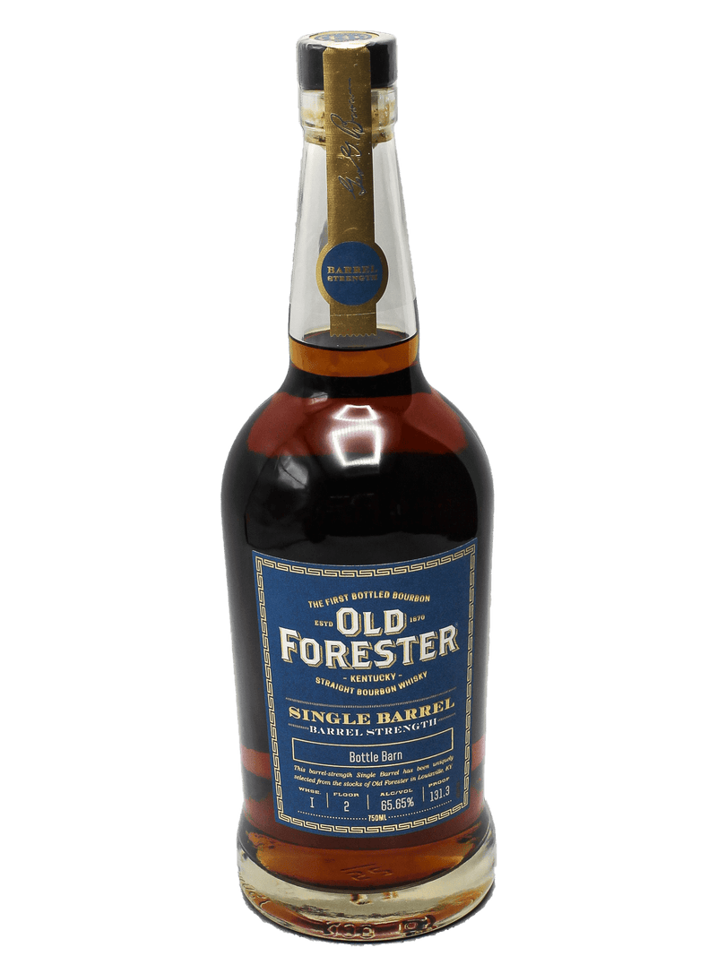 Old Forester Bottle Barn Single Barrel Barrel Strength Straight Bourbon Whiskey 750ml-Bottle Barn