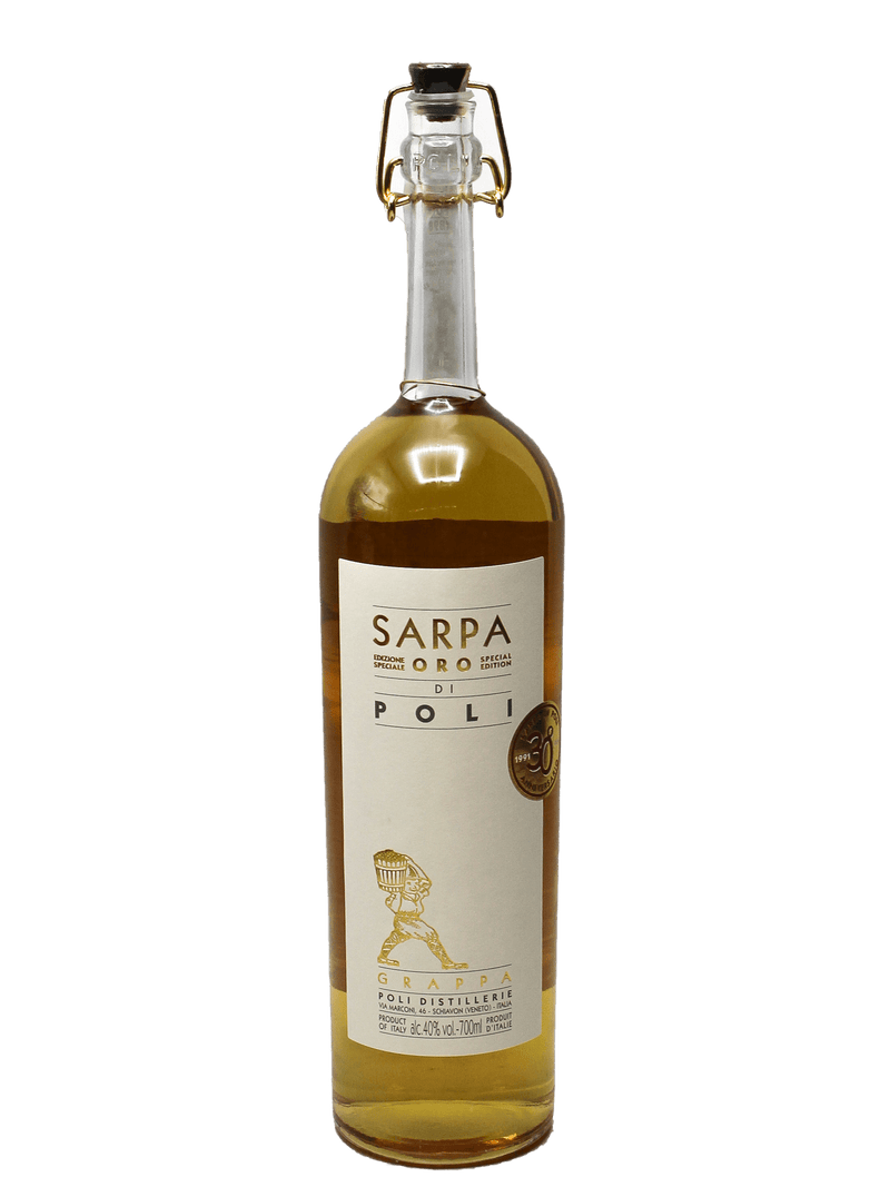 Poli Sarpa Oro 4 Year Grappa 700ml-Bottle Barn