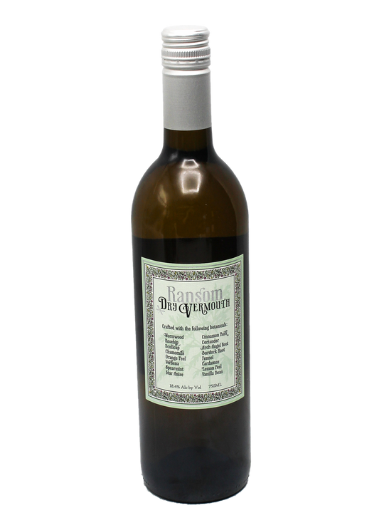 Ransom Dry Vermouth 750ml-Bottle Barn