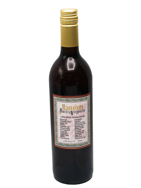 Ransom Sweet Vermouth 750ml-Bottle Barn