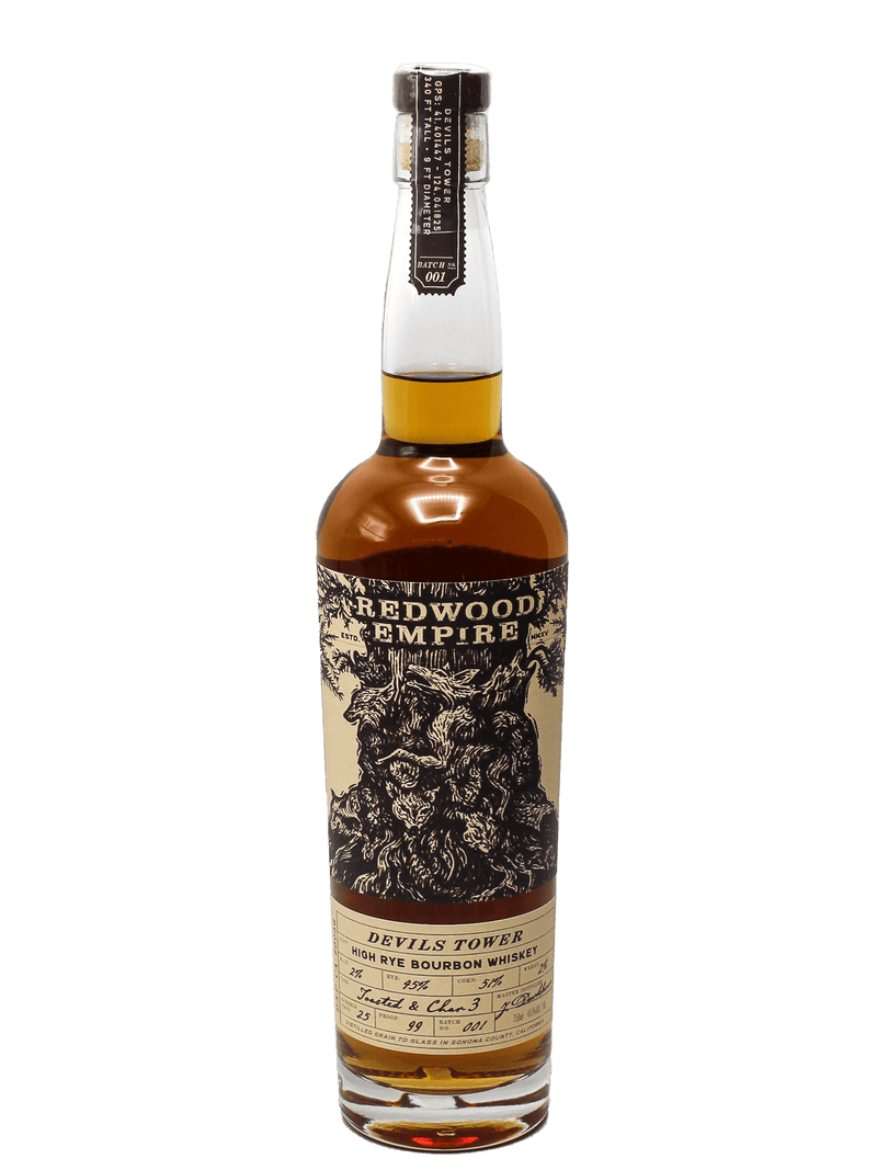 Redwood Empire Devils Tower Bourbon Whiskey 750ml-Bottle Barn