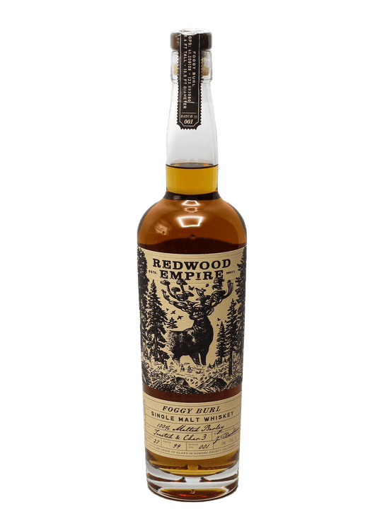 Redwood Empire Foggy Burl Single Malt Whiskey 750ml-Bottle Barn