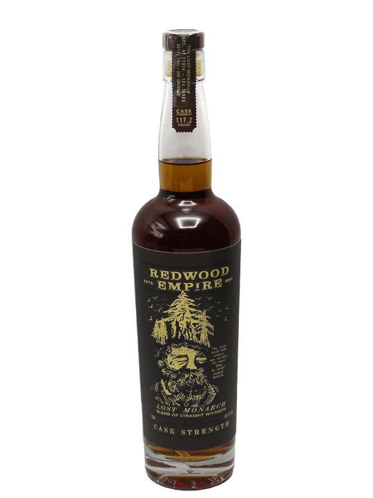 Redwood Empire Lost Monarch Cask Strength Whiskey 750ml-Bottle Barn