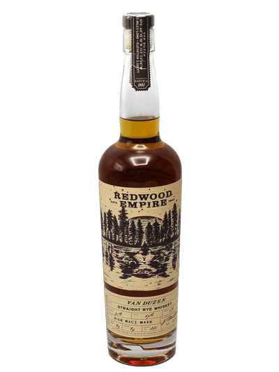 Redwood Empire Van Duzen Straight Rye Whiskey 750ml