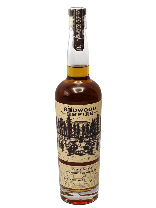 Redwood Empire Van Duzen Straight Rye Whiskey 750ml-Bottle Barn