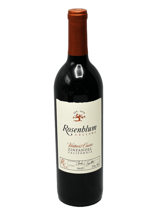 Rosenblum Cellars Vintner's Cuvee Zinfandel-Bottle Barn