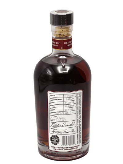 Russell's Reserve Bottle Barn Barrel Select 9 Year Bourbon 750ml