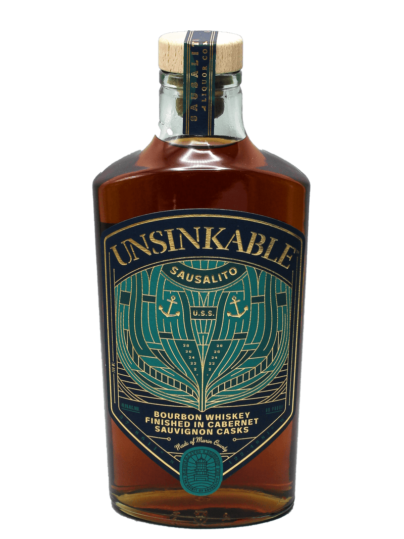 Sausalito Liquor Co. Unsinkable Cabernet Sauvignon Finished Bourbon 750ml-Bottle Barn