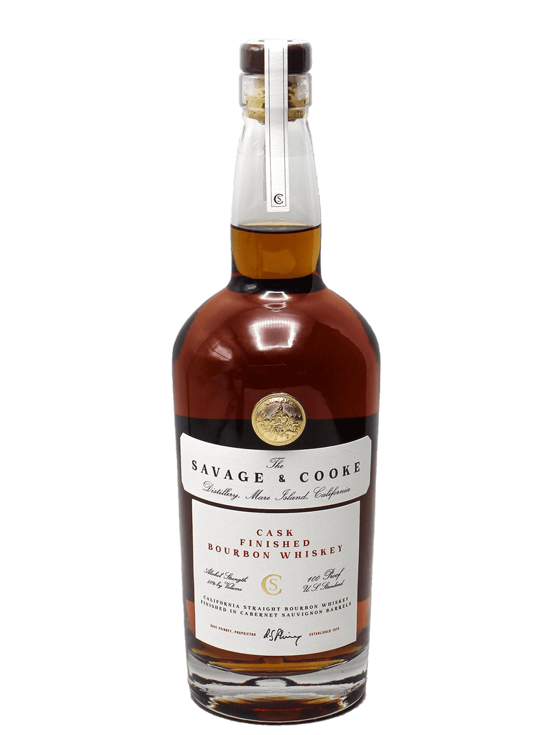 Savage & Cooke Cabernet Sauvignon Cask Finish Bourbon 750ml-Bottle Barn