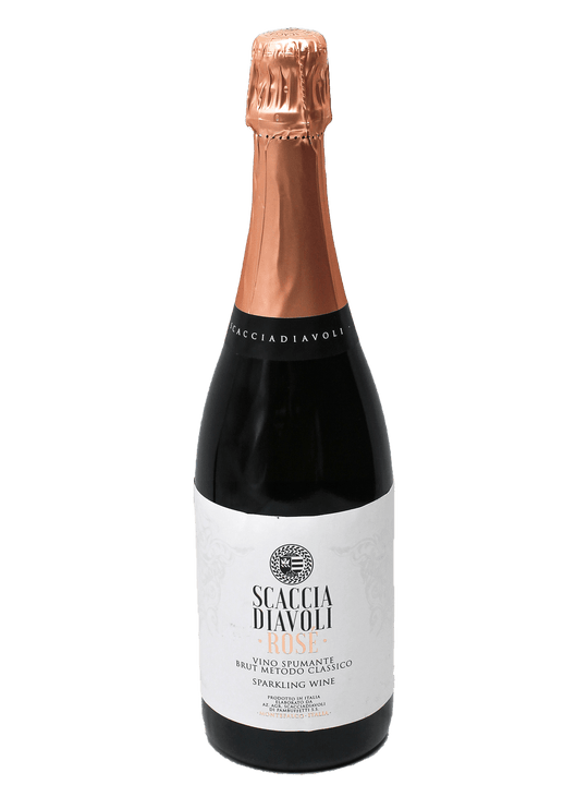 Scacciadiavoli Brut Rosé Metodo Classico Vino Spumante [WE93]-Bottle Barn