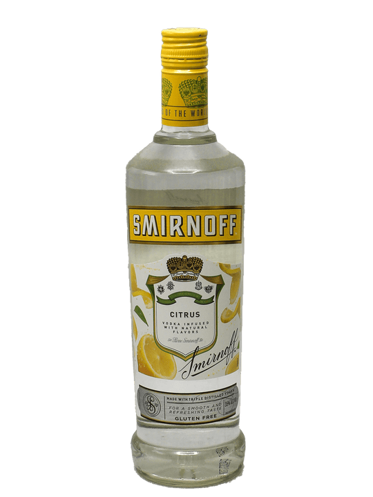 Smirnoff Citrus Vodka 750ml-Bottle Barn