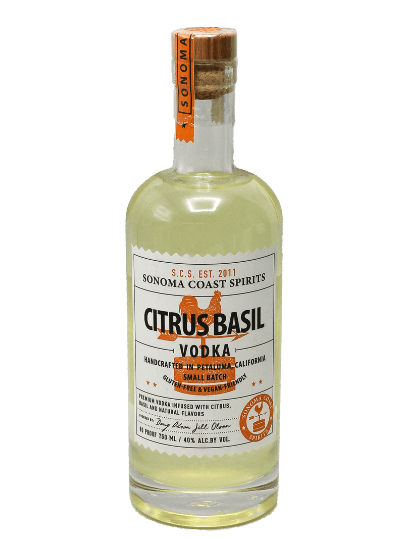 Sonoma Coast Spirits Citrus Basil Vodka 750ml